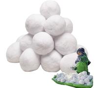 Kit de bataille de boules de neige pour l'intérieur et l'extérieur - Boule de neige artificielle réaliste pour - Boule de neige artificielle pour - Boule de neige artificielle pour