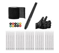 Kit de bâtons de tatouage noirs, 1 pièce, Bandage auto-adhésif, aiguilles 1 3 5 7 9RL