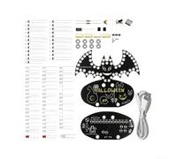 Kit de batte électronique PCB 5 modes d'éclairage à monter soi-même (kit | 5 modes d'éclairage, effet respiratoire, lumière constante, thème d'Halloween, yeux lumineux étranges