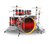 Kit de batterie à percussion pour adultes débutants - Ensemble d'apprentissage complet pour les amateurs de musique et les nouveaux batteurs