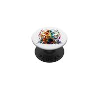Kit de Batterie coloré Multi-Bras pour percussions Musicales PopSockets PopGrip Adhésif