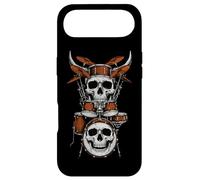 Kit de Batterie crâne Viking Corns Rock Drummer Heavy Metal Coque pour iPhone Air