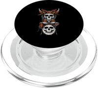 Kit de Batterie crâne Viking Corns Rock Drummer Heavy Metal PopSockets PopGrip pour MagSafe
