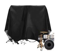Kit de batterie Dust Cover - Feuille de défense de percussion, ensemble de tambour imperméable Couverture Oxford, housse solide et solide et résistante au vent pour clavier, violon et guitare