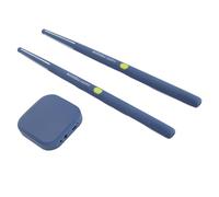 Kit de Batterie électrique à Air Comprimé, Kit de Baguettes Virtuelles, Détection de Mouvement 3D 8 Sons Bluetooth Tambours Invisibles RGB avec Baguettes, Accessoires de Percussion