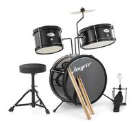 Kit de batterie junior - LUNSY - 3 pièces - Grosse caisse 14"" - Toms 10"" et 8"" - Cymbale 8"" - Baguettes incluses
