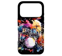 Kit de Batterie Portrait Artiste Rock Musique Concert Coque pour iPhone 17 Pro