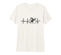 Kit de Batterie Pulse Line Rock Artist Drum Set T-Shirt Haut de Gamme