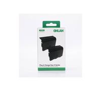 Kit de batteries rechargeables ONLAN Play & Charge Duo X Series pour manette Xbox Series noir