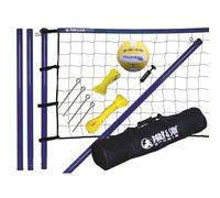 Kit de beach-volley loisir Spiker Steel Bleu TU