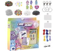 Kit de beauté DIY Bag Clip Care Bears | Créez des pendentifs personnalisés avec plus de 250 perles et breloques | activité créative pour enfants pour filles et garçons