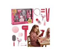 Kit de beauté, salon de coiffure pour enfants, coiffeur jouet, son, lumière 3+