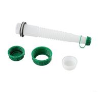 Kit de bec de carburant flexible et bouchon pour bouteille de mélange de 1 L, buse de rechange en plastique ABS avec bouchon d'aération et bouchon pour tondeuse à gazon