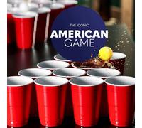 Kit de beer pong pour fête avec 12 gobelets, 12 balles, jeu de table et de sol, jouets de décoration d'Halloween, jeux de couple, décorations de fête d'Halloween, jeux > jeux de fête, beer pong, pour