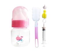 Kit de biberon d'allaitement pour chiot - Outil distributeur d'alimentation pour animaux de compagnie | Kit d'alimentation avec seringue pour animaux de compagnie avec de rechange pour