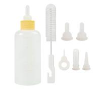 Kit de biberon pour chatons, biberons pour chatons pour kit de soins infirmiers, kit d'allaitement pour chats 7 pièces, kit complet pour animaux de compagnie avec et tétines d
