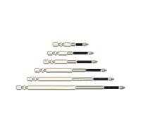 Kit de bits de tournevis hautement magnétique, BIT de tournevis Set magnétique - 6x bits de perceuse multifonctionnels précis | Outil de réparation polyvalent, ensemble d'entretien à domicile pour s