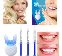 Kit De Blanchiment Dentaire, Gel Blanchissant, Kit De Blanchiment Dentaire À Domicile Avec Lumière Led, Nettoyage Des Dents Blanc