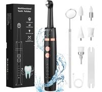 Kit de Blanchiment des Dents Blanchiment Dentaire Électrique Tartre Dentaire Nettoyage Polisseuse Dentaire Detartrage Dentaire Polissage Dentaire Electrique 5 Modes Rechargeable Polisseur Dentaire