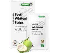 Kit de blanchiment des dents naturelles pour homme et femme (28 bandes, noix de coco)