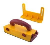 Kit de bloc d'alimentation pour le travail du bois | Curseur en ABS avec pièce de guidage profilée pour les coupes de bordure et les petites tâches de manipulation des matériaux