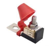Kit de bloc de fusibles à courant élevé 60 A à 300 A avec capuchon isolant rouge pour voiture, bateau, protection du circuit CC et système de distribution d'alimentation sûr (250 A)