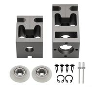 Kit de blocs de roulement standard, pour RV Schwintek, pour glissières murales Lippert, ensemble de rechange à rouleau en V en aluminium avec rivets, pièces de réparation à ajustement direct
