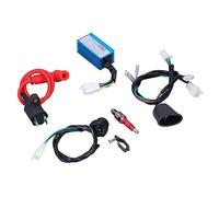Kit de Bobine d'allumage, Bougie d'allumage Stable et Fiable pour 50 Cc 70 Cc 110 Cc 125 Cc 140 Cc 150 Cc ATV Dirt Bike