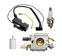 Kit de Bobine d'allumage de carburateur adapté aux tronçonneuses 340 345 346 350 353 E EPA, CS 2141 2145 2150, Filtre à Carburant, Bougie d'allumage