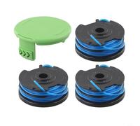 Kit de bobine de rechange et couvercle pour débroussailleuse Greenworks 2101602 2101602A modèle 2900719 avec 3 bobines et 1 boîtier