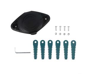 Kit de bobine de rechange pour tondeuse à gazon Bosch 18-260 - Support de tête de gazon en nylon avec 6 lames et 4 vis, compatible F016800570