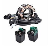 Kit De Bobine De Stator De Magnéto De Générateur De Moto Et De Solénoïde De Relais De Démarreur pour CRF250X CRF 250 X 05 2006 2007 2008 2009 2012