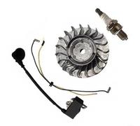 Kit de bobines d'allumage avec volant d'inertie MS251 MS231, tronçonneuse, pièce de rechange 1143 400 1203, version en métal robuste pour une meilleure performance d'allumage et un démarrage facile