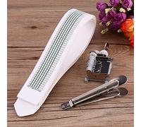 Kit de Boîte à Musique Bricolage avec 15 Notes Mouvement de la Boîte de Musique de Manivelle à Main, Puncher de Trou et 20 Bandes de Papier Vierges pour le Plaisir de Composition Personnalisée