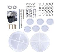 Kit de boîte à musique en silicone en forme de cœur - Boîte à musique rotative sur le thème du cœur - Boîte à musique - Moule en silicone - Fabrication de bijoux