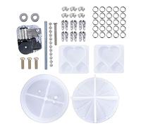 Kit de boîte à musique en silicone en forme de cœur - Boîte à musique rotative sur le thème du cœur - Boîte à musique - Moule en silicone - Fabrication de bijoux