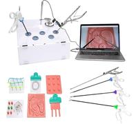 Kit de boîte de Formation simulée laparoscopique, Ensemble Complet de Formation en Chirurgie Comprenant des Instruments et des Accessoires, pour Le médecin et Les étudiants