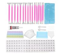 Kit de boîte de rangement d'outils de peinture de strass bricolage pour la création et la décoration de Nail Art