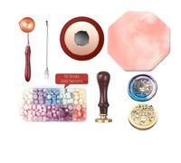 Kit de boîtes de cire à cacheter, 24 options de couleurs, kits de bricolage, kit de joints 7 pièces n° 13