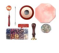 Kit de boîtes de cire à cacheter, 24 options de couleurs, kits de bricolage, kit de joints 7 pièces n° 14
