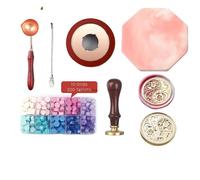 Kit de boîtes de cire à cacheter, 24 options de couleurs, kits de bricolage, kit de joints 7 pièces n° 10