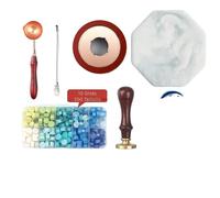 Kit de boîtes de cire à cacheter, 24 options de couleurs, kits de bricolage, kit de joints 7 pièces n° 2