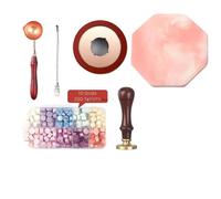 Kit de boîtes de cire à cacheter, 24 options de couleurs, kits de bricolage, kit de joints 7 pièces n° 4