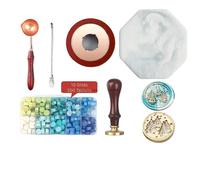 Kit de boîtes de cire à cacheter, 24 options de couleurs, kits de bricolage, kit de joints 7 pièces n° 6