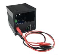Kit de boîtier CNC A-luminium pour bloc d'alimentation DIY, protocole PD à charge rapide, avec ports USB-A & Type-C, prises banane et ventilateur, compact 84 x 83 x 90 mm