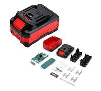 Kit de boîtier de batterie DIYer avec sortie USB, 10 Cores | Affichage des niveaux de batterie, coque et ensemble PCB pour les travaux de réparation