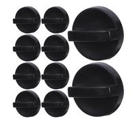 Kit de Boîtier de Filtre pour Tronçonneuse 10 Pièces, Plastique Noir | Verrouillage par Molette à Déverrouillage Rapide, Compatible avec Capot et Filtre à Air, Usage Pro