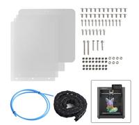 Kit de boîtier d'imprimante 3D, couvercle PC, environnement d'impression silencieux et sûr pour la maison, le bureau, usage professionnel, comprend une plaque latérale, une plaque