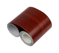 Kit de bordure de cadre de miroir - Rouleau de 10 m de bordure adhésive en grain de bois, bande de bord décorative | Revêtement imperméable à décoller | Cadre en verre de salle de bain | Mur de