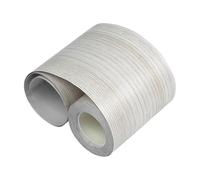 Kit de bordure de cadre de miroir - Rouleau de 10 m de bordure adhésive en grain de bois, bande de bord décorative | Revêtement imperméable à décoller | Cadre en verre de salle de bain | Mur de